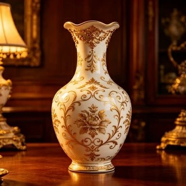 Vaso in porcellana vintage